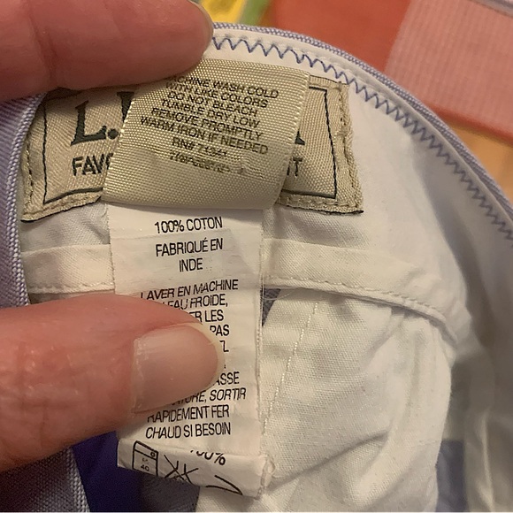 L.L. Bean chambray Bermuda shorts - Picture 9 of 9